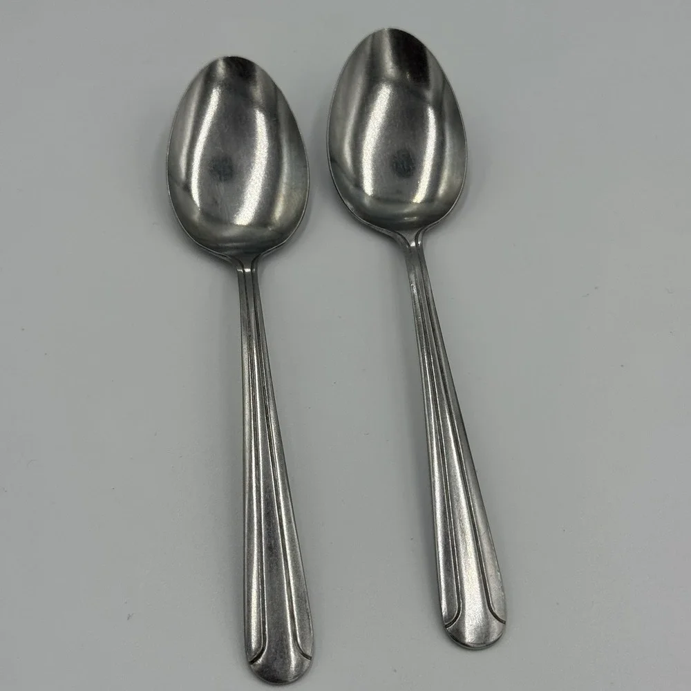 Vintage Waldo Stainless Set Of 2 Spoons - Replacement Pieces